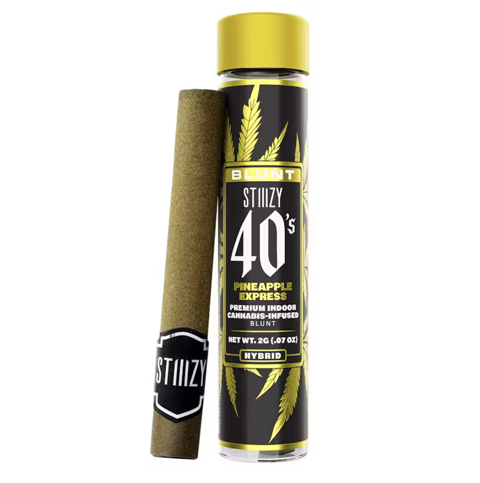 Photograph of product: STIIIZY 40's Infused Blunt 2g - Pineapple Express (H)
