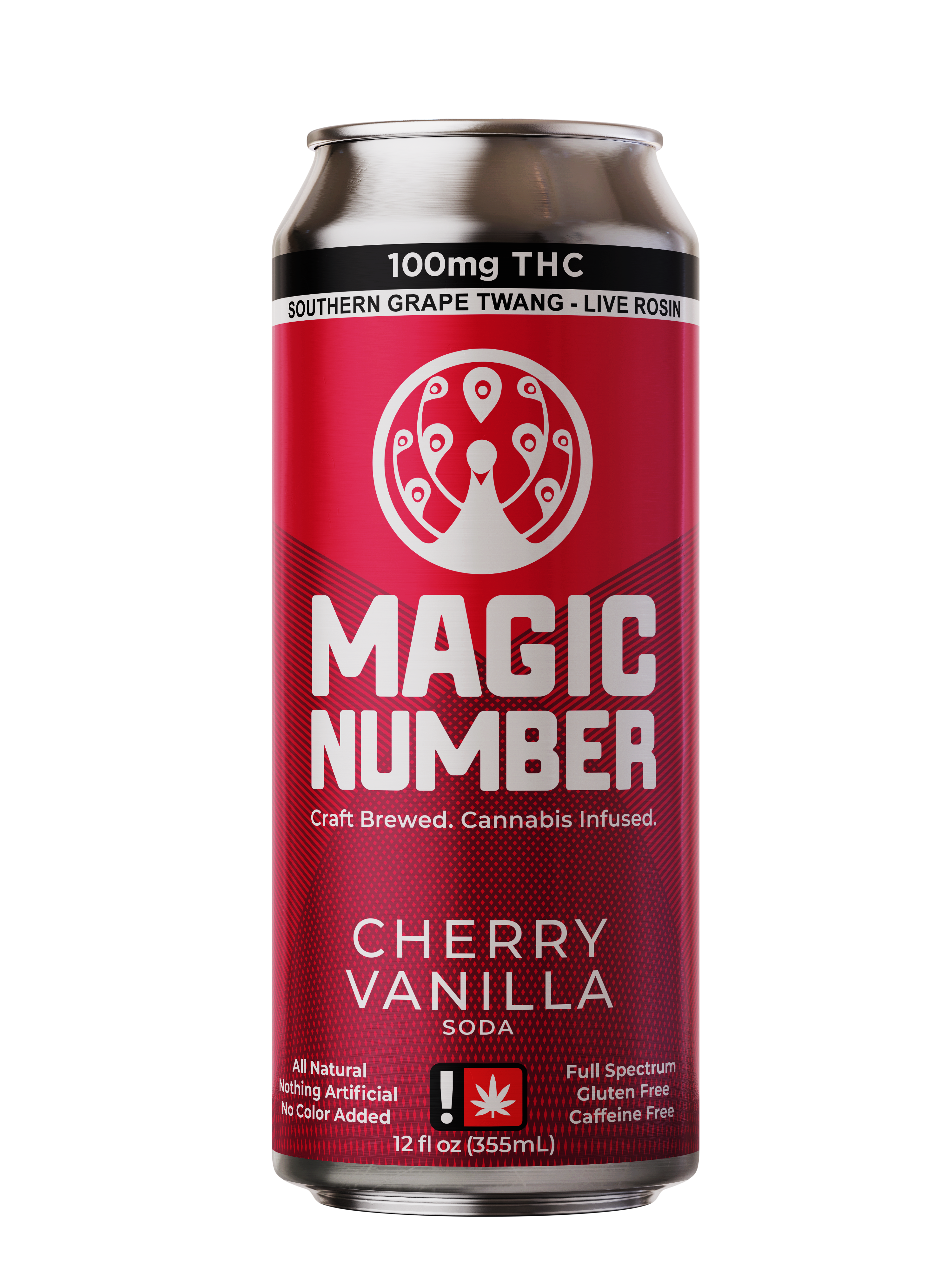 Photograph of Product: Cherry Vanilla Live Resin Soda | 100mg