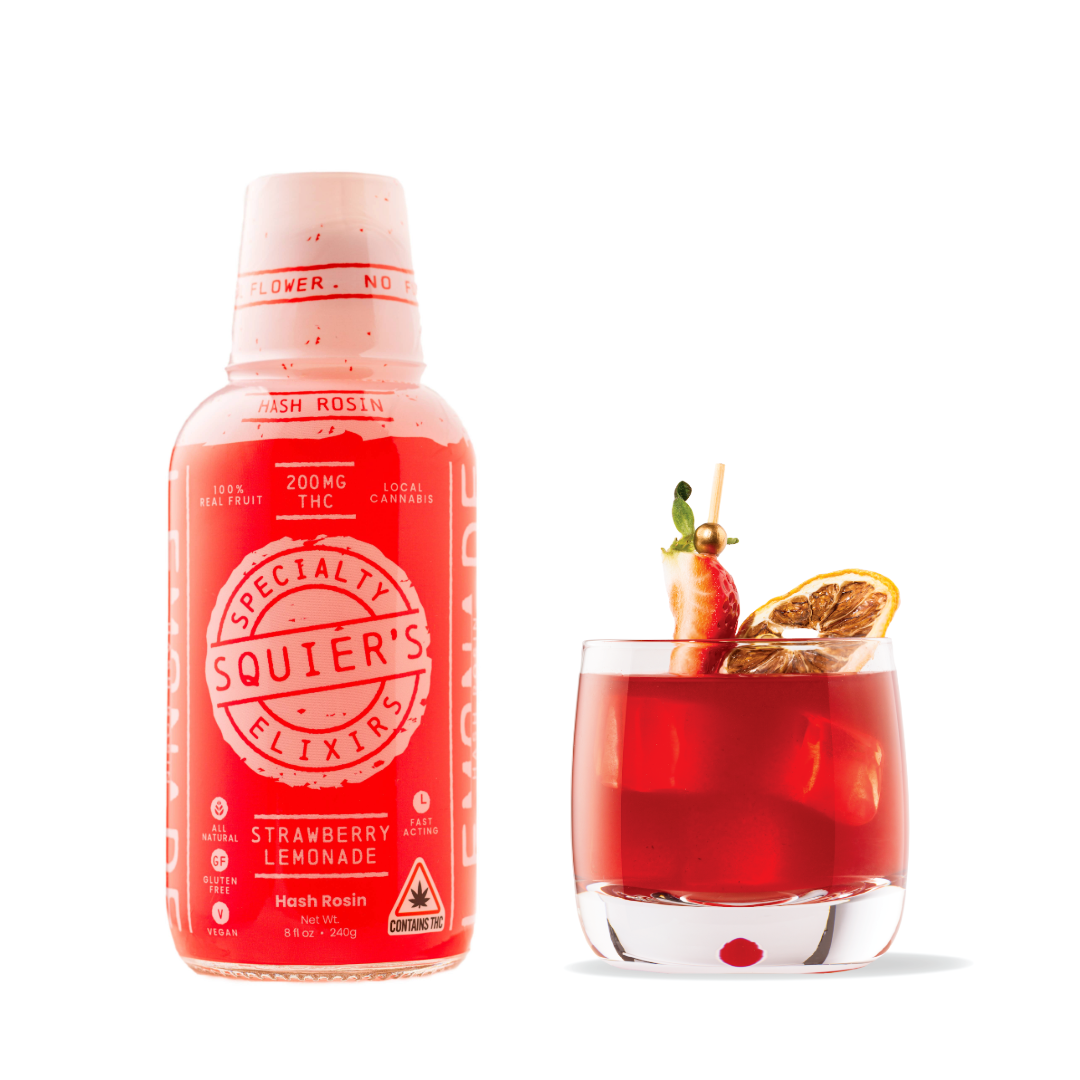 Photograph of product: RTD Squiers Strawberry Lemonade 200 MG