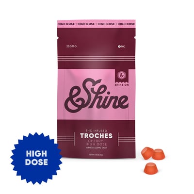 Photograph of product: Cherry | 25mg High Dose Troches | 10pk