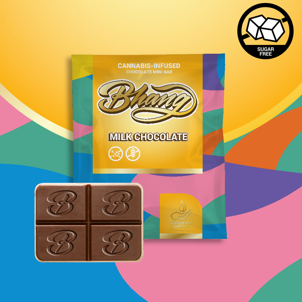 Photograph of product: BHANG | Oui'd SF Milk Chocolate | 200mg