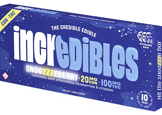 Photograph of product: Snoozzzeberry - 10pk/120mg (10mg TH-oui, 2mg CBN each)