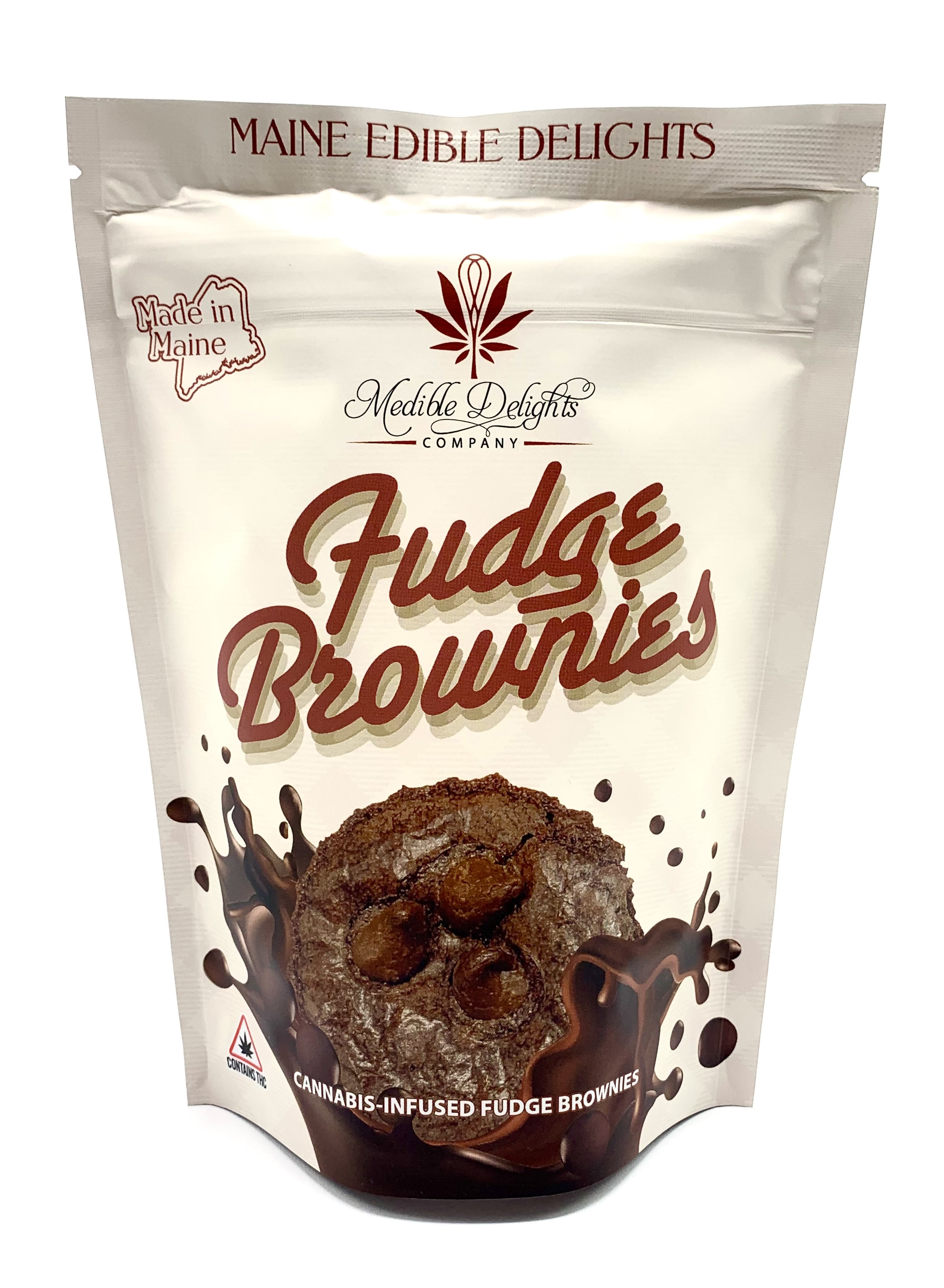 Photograph of product: Medible Delights 100mg Fudge Brownie Minis