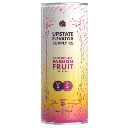 Photograph of product: Hemp Infused Passion Fruit 1:1 CBD:TH-oui Seltzer (12oz)