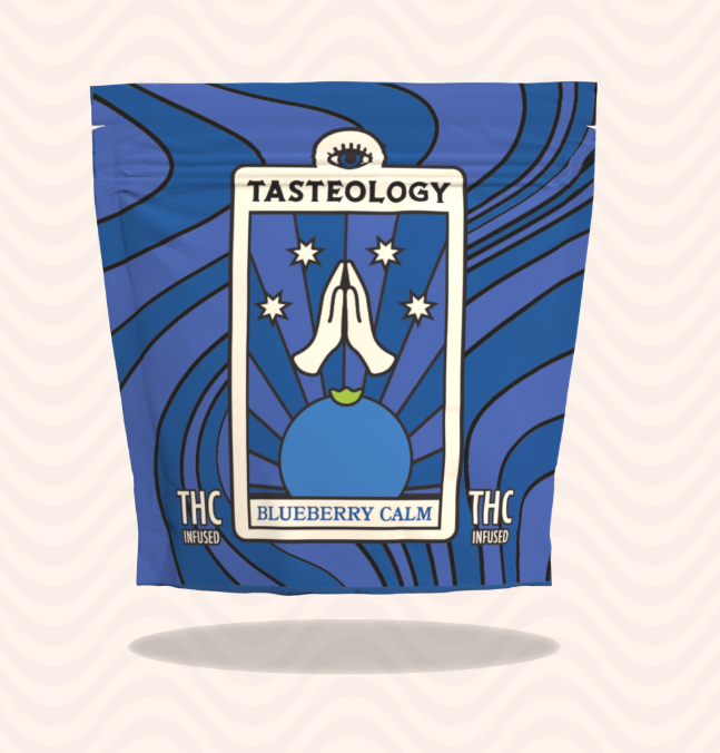 Photograph of product: Tasteology Bohemian Blackberry (H) Chews 5mg 20pk