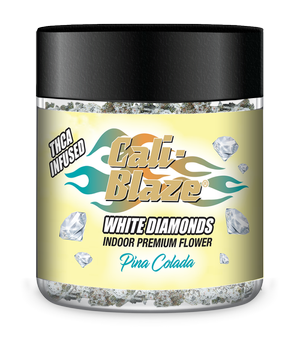 Photograph of product: Cali Blaze | Pina Colada | White Diamond | Infused | 3.5g