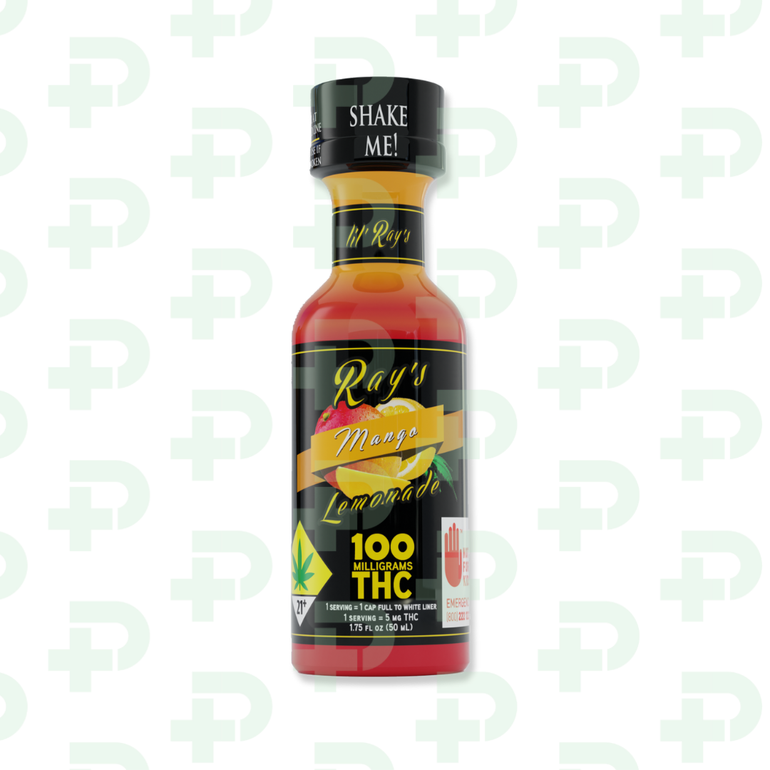 Photograph of product: Lil Rays 100mg Lemonade - Mango