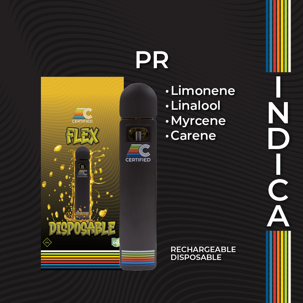 Photograph of product: Pink Rozay | Disposable | Flex | 1g