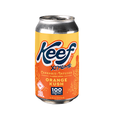 Photograph of product: Keef Xtreme | Classic Soda | Orange Kush | 100mg