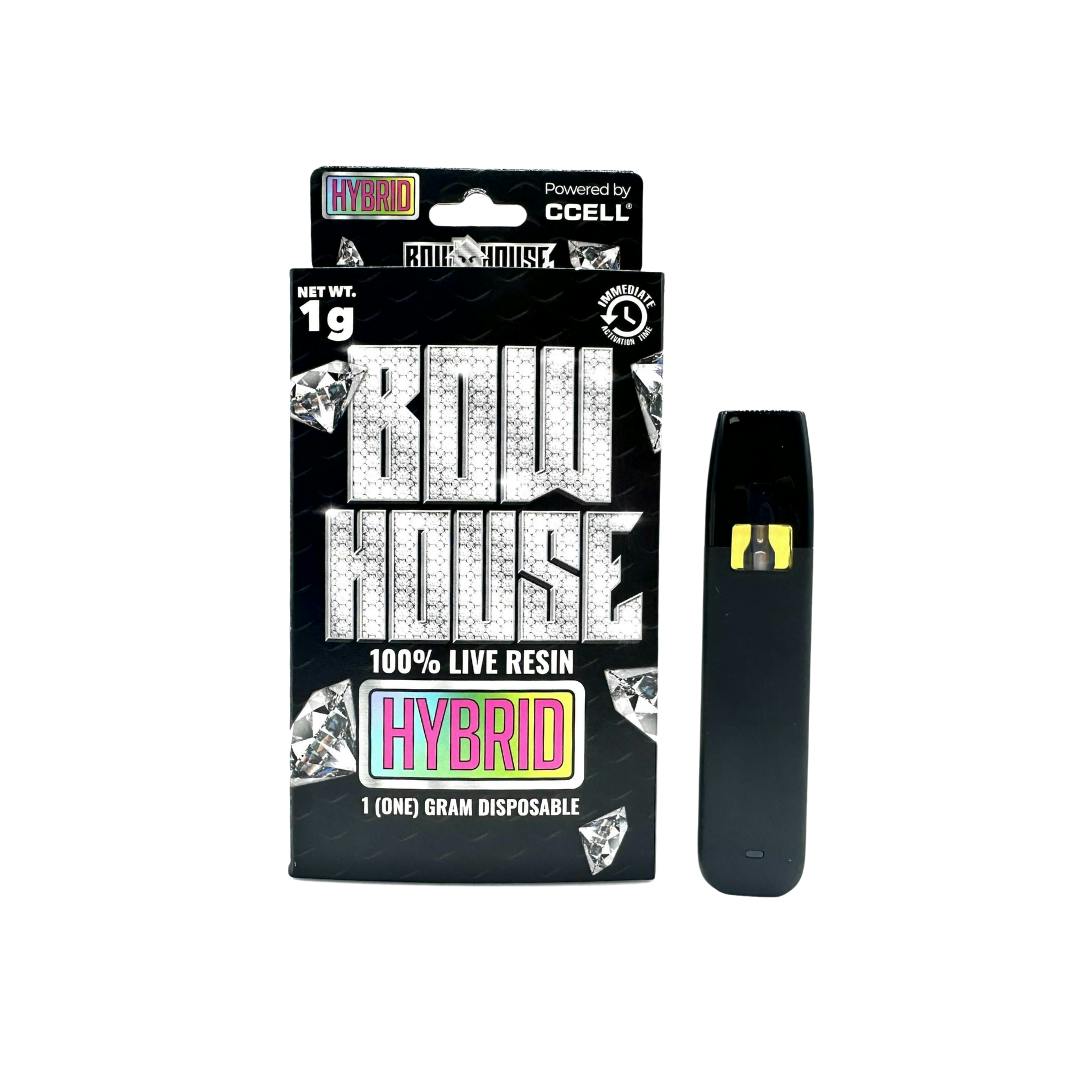 Photograph of product: Bow House Garlic Budder Live Resin Disposable Vape