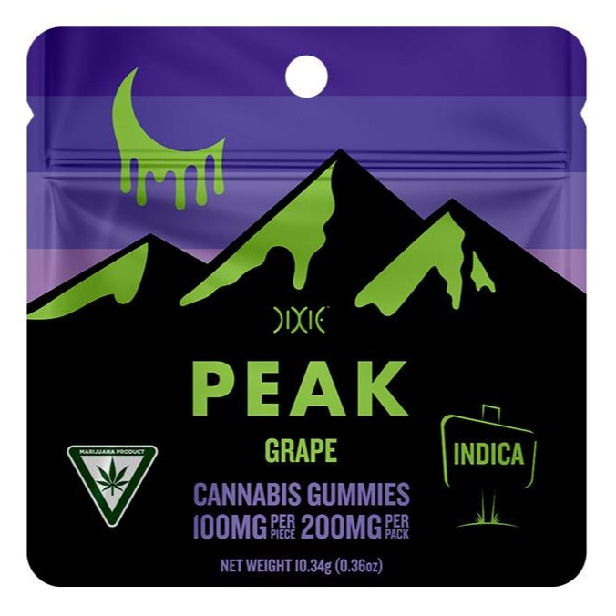 Photograph of product: Dixie Peak Grape Oui'd Gummies | 200mg