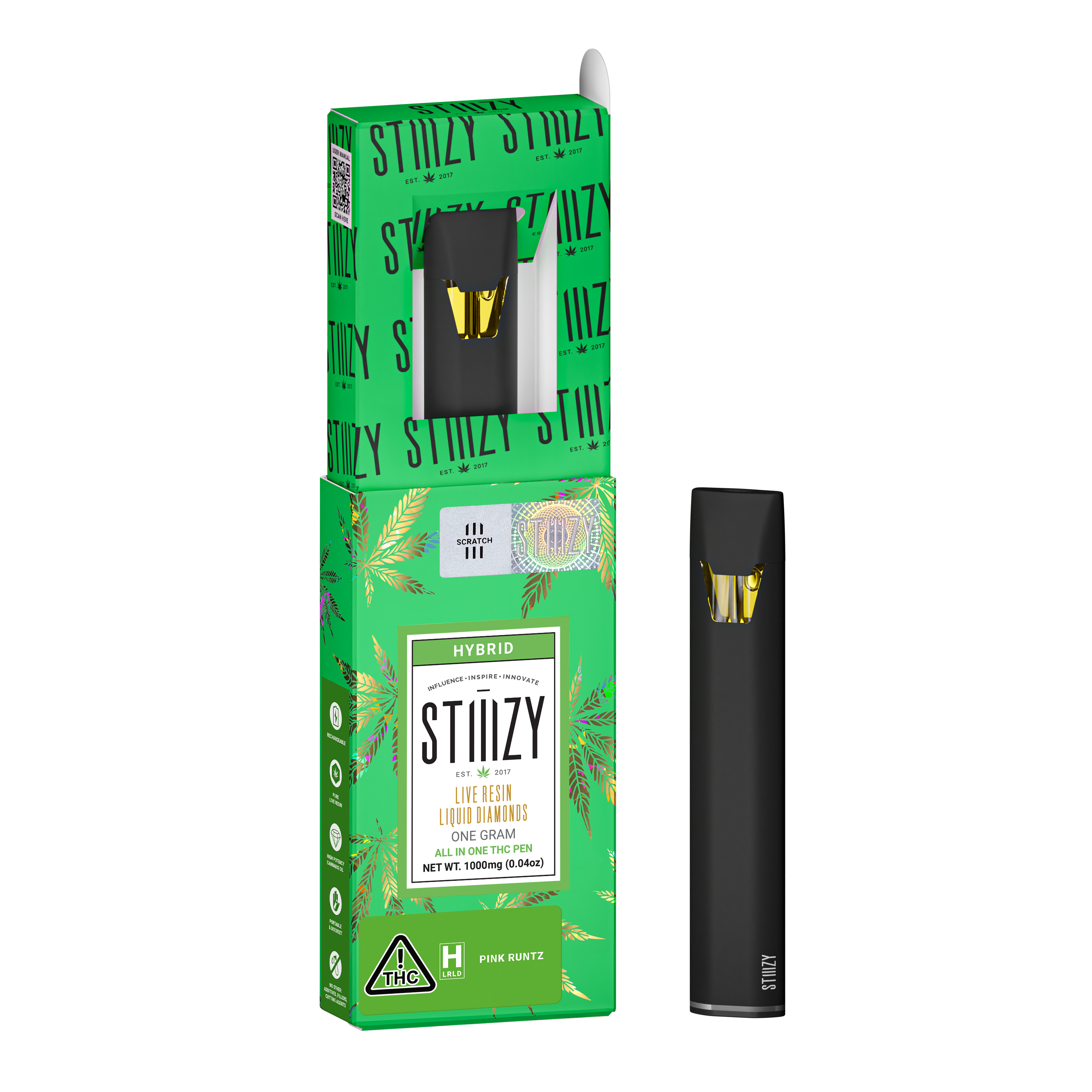 Photograph of product: Live Resin Pink Runtz All-In-One 0.85g