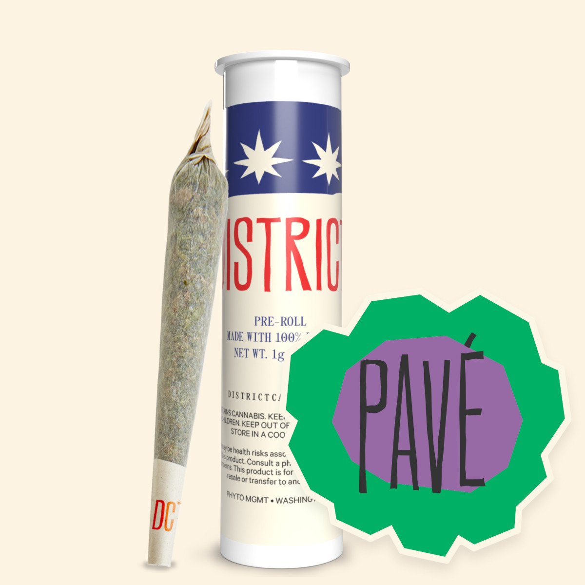 Photograph of product: District Oui'd | Pave | Pre-Roll