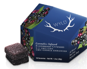 Photograph of product: Elderberry Oui'd Gummies | 2:1 TH-oui:CBN | 10pk 100mg