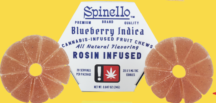 Photograph of product: Spinello | Blueberry Oui'd | 2-pc Gummies