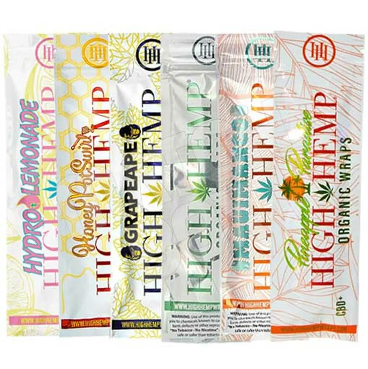 Photograph of product: High Hemp Hubbabubba Wraps (2pk)