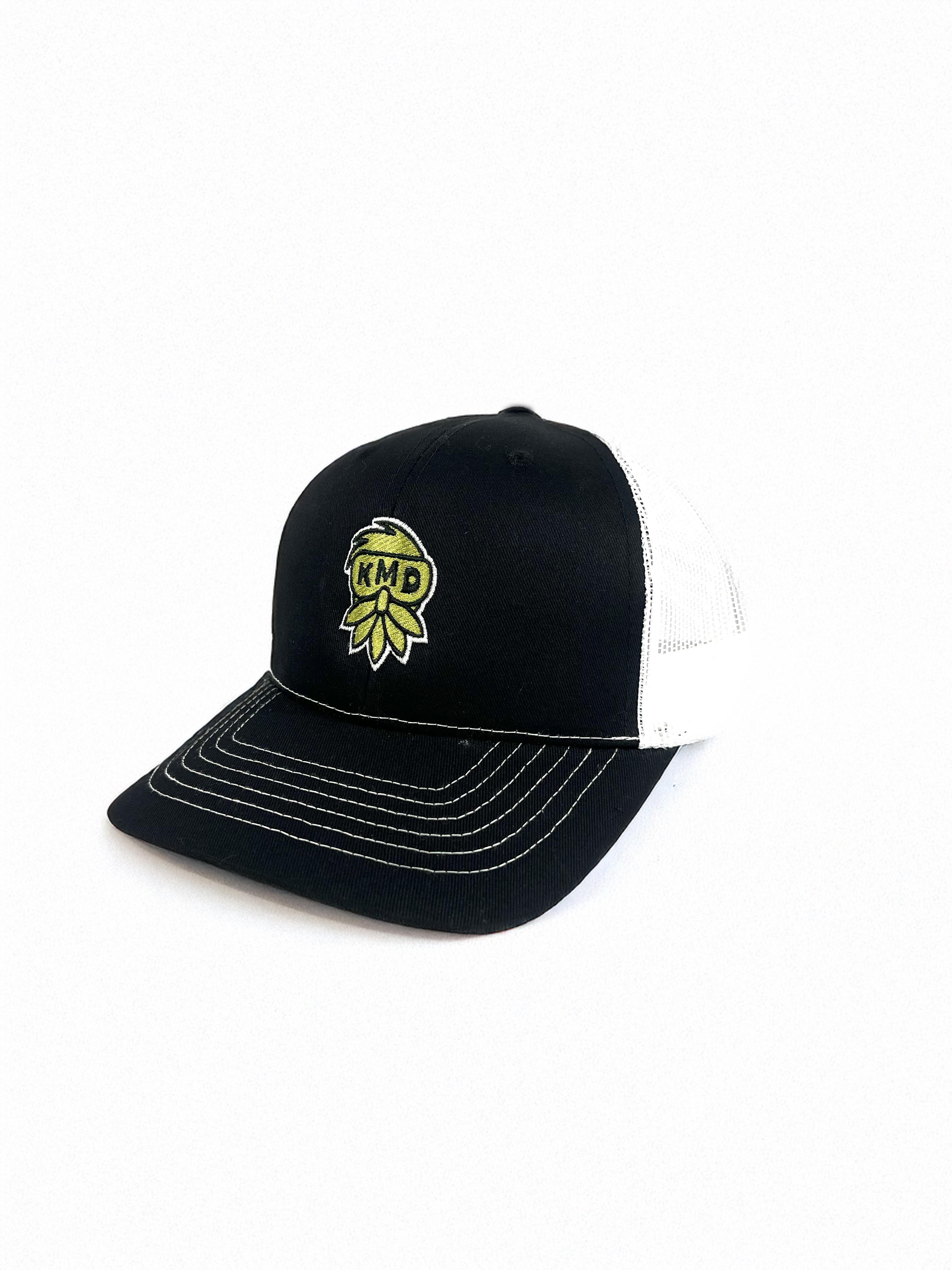 Photograph of product: KMD Cap Mesh Back Black/White/Green