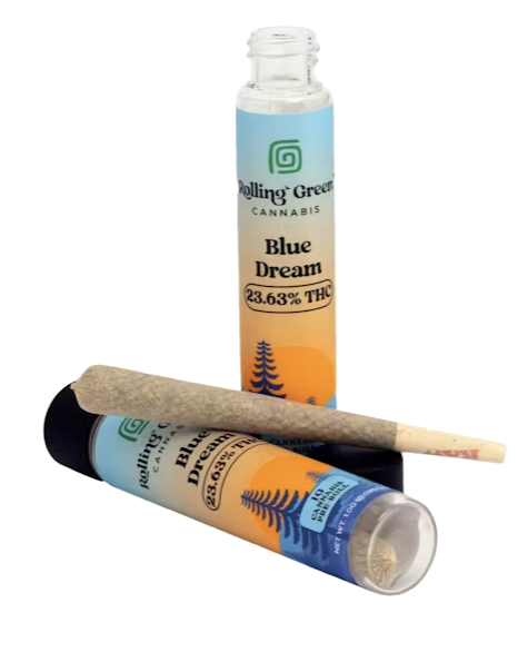 Photograph of product: Rolling Green Oui'd | Blue Dream | Pre-Roll Single