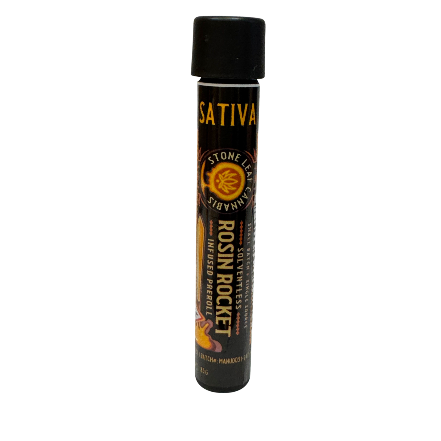 Photograph of product: Oui'd Rosin Rocket I .85g Infused Pre-roll I Stone Leaf Oui'd
