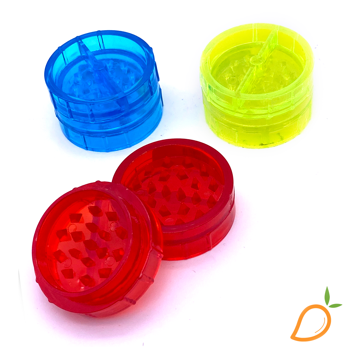 Photograph of product: 53mm Plastic Grinder Assorted Colors