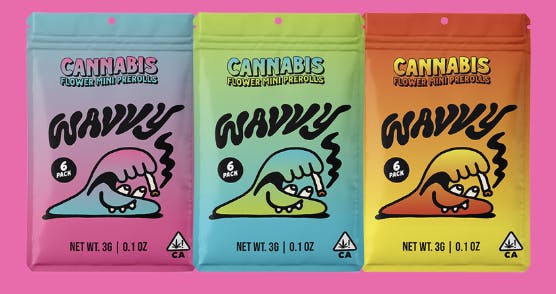 Photograph of product: Red Runtz Mini Prerolls 0.5g | 6pk | 3g - Sales Floor