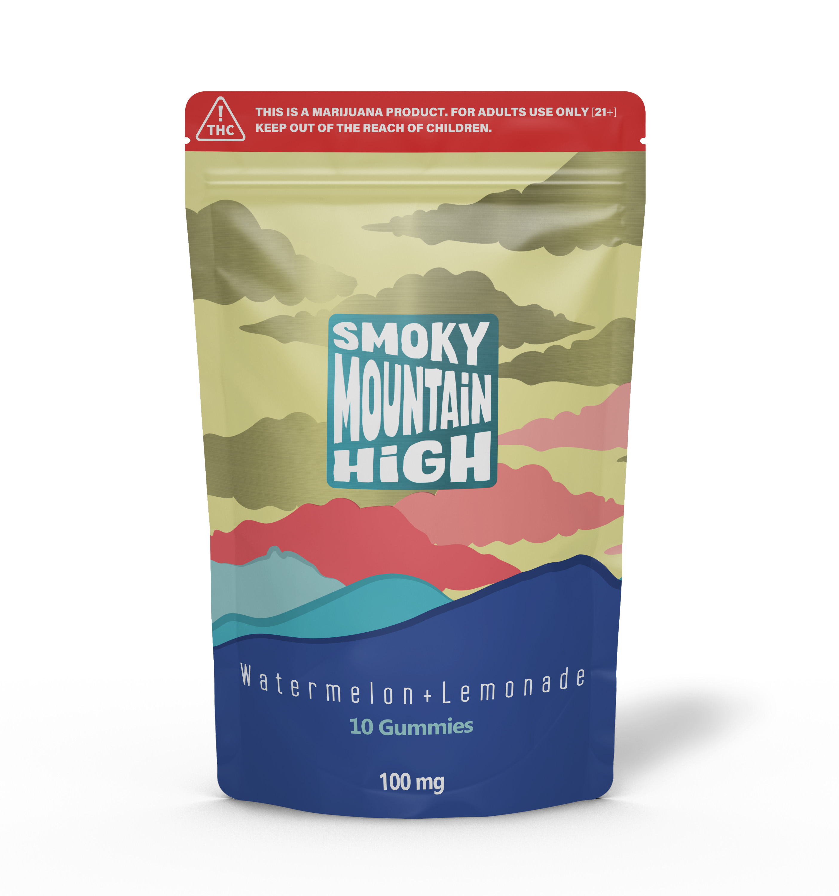 Photograph of product: Smoky Mountain High | Watermelon Lemonade | Gummy 100 mg [#83]