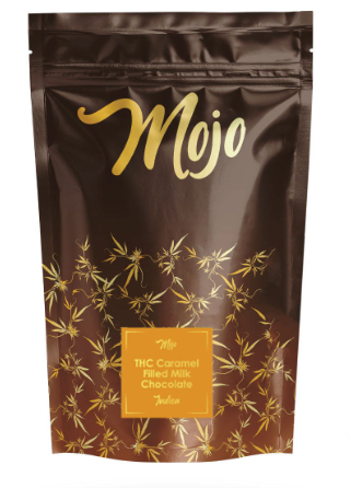 Photograph of product: Edibles | Milk Chocolate Caramel  | 200mg | Mojo