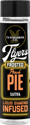 Photograph of product: [Claybourne Co.] Frosted Infused Preroll 2 Pack - 1g - Peach Pie (S)