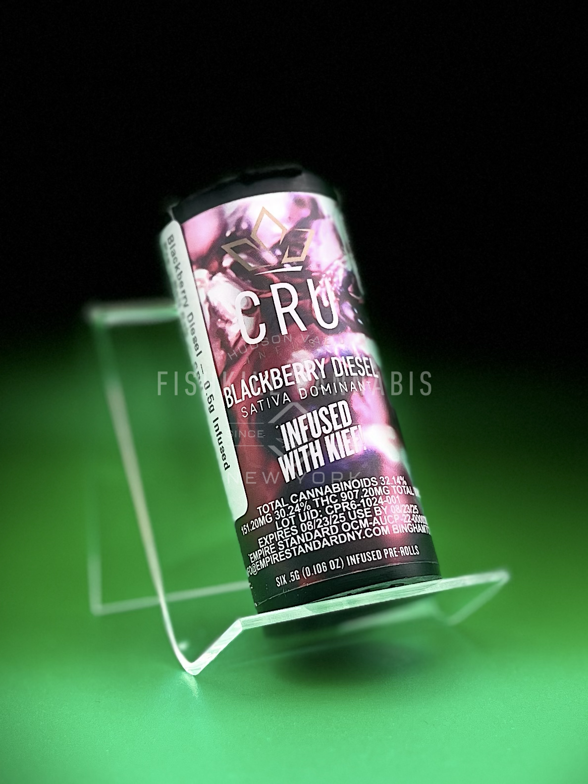 Photograph of product: Blackberry Diesel - Infused Pre-Roll 6pk - CRU