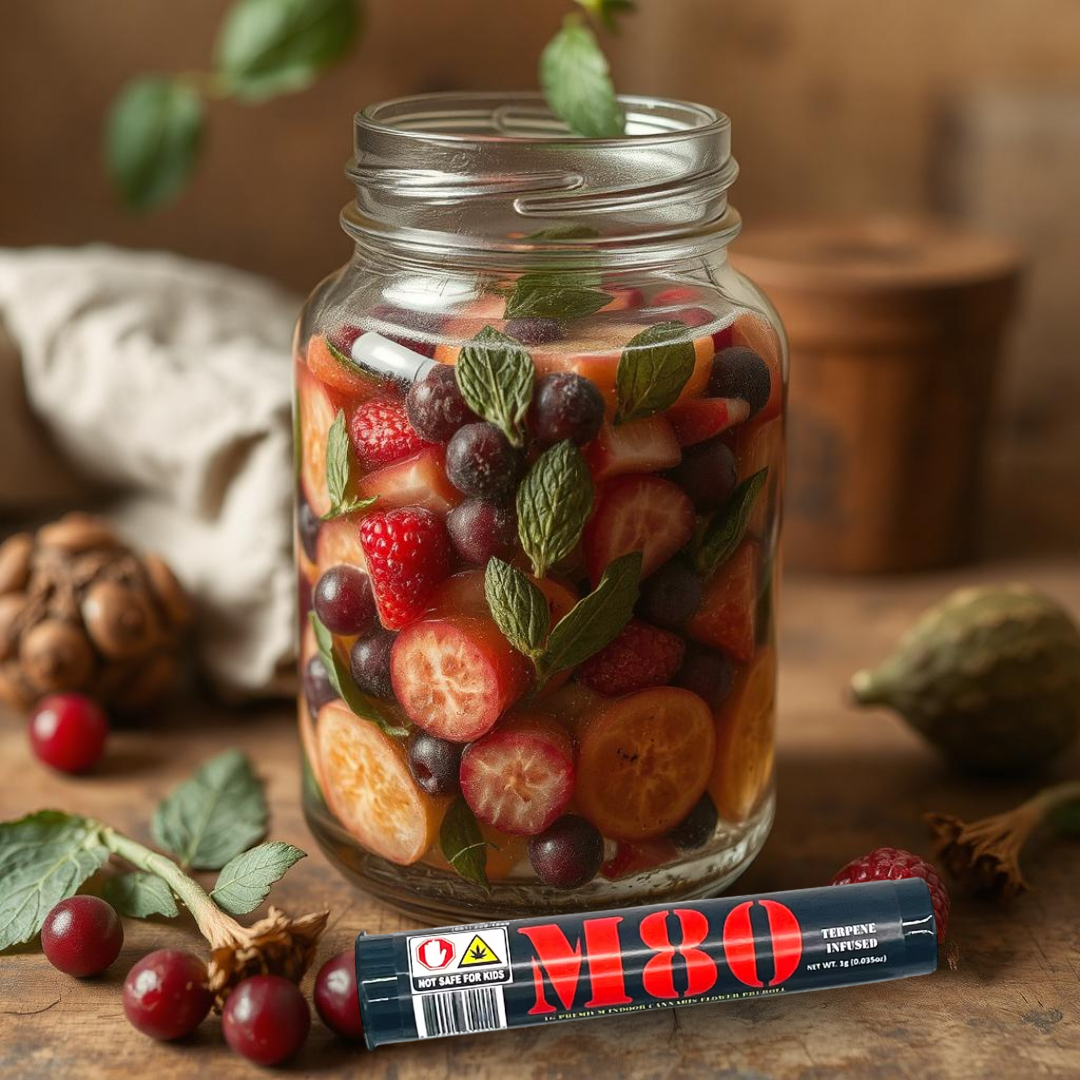 Photograph of product: M80 - 1g Live Resin Infused pre-roll