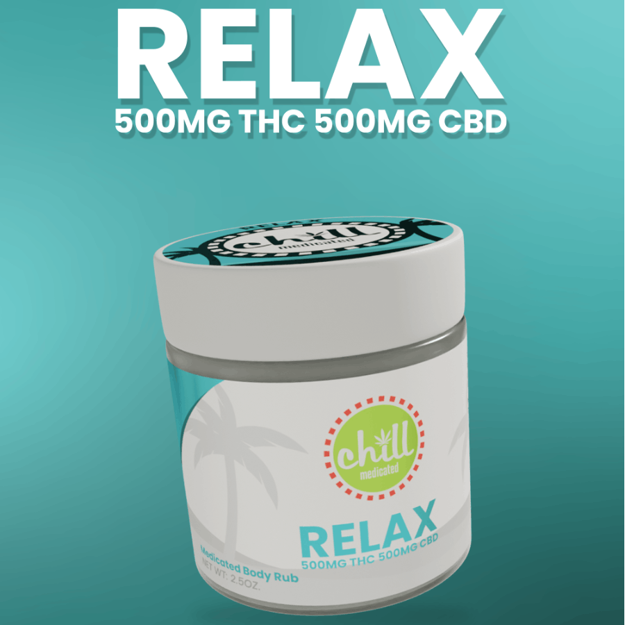 Photograph of Product: RELAX Medicated Body Rub | Chill