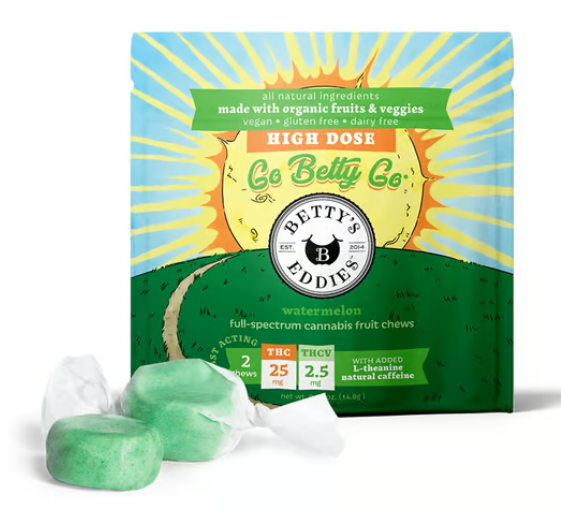 Photograph of product: Betty's Eddies | Go Betty Go Watermelon | 2pk/50mg