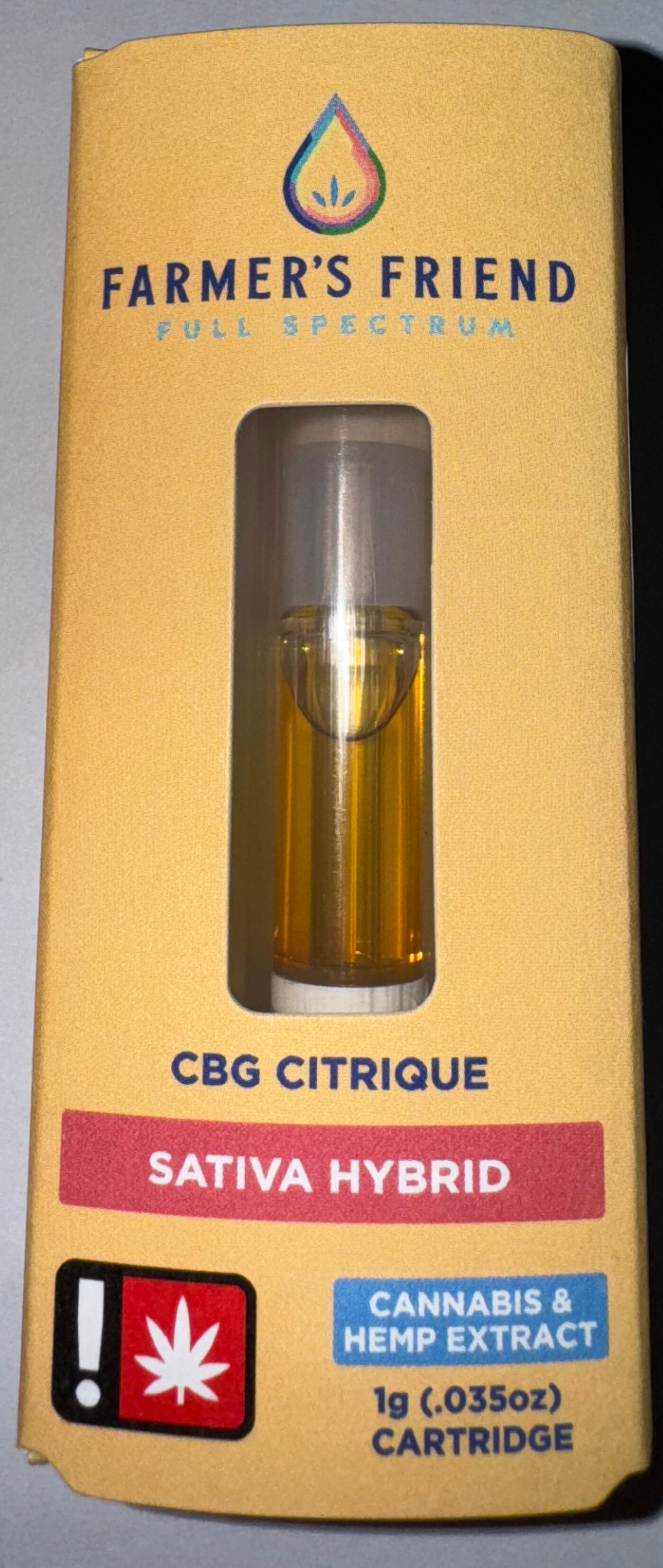 Photograph of product: CBG Critique