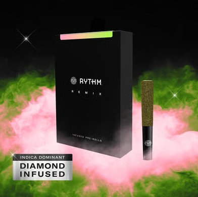 Photograph of product: Rythm | Watermelon Z | 5pk Infused Pre-rolls
