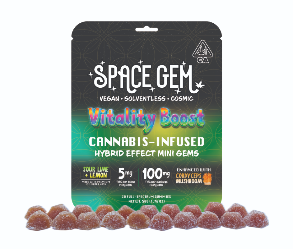 Photograph of product: Vitality Boost Mini Gems - 100mg (H) - Space Gem