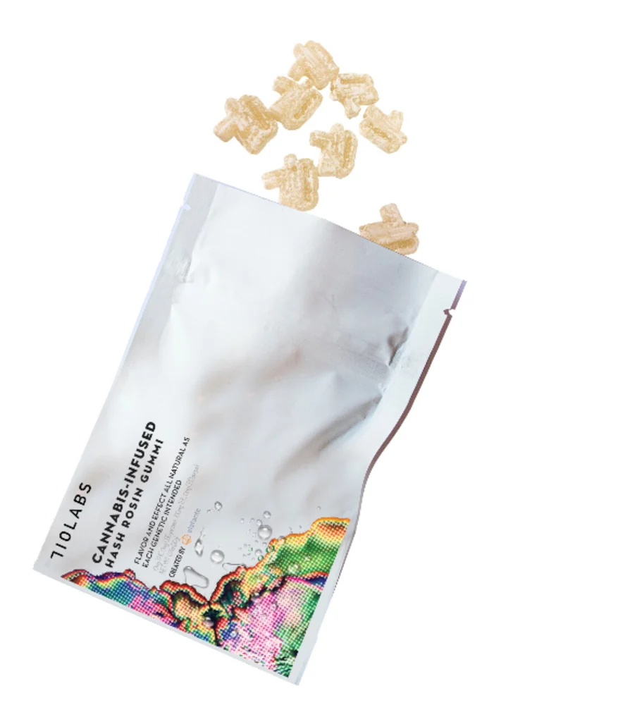 Photograph of product: 710 LABS - 10mg x 10pk Hash Rosin Gummies - Moonbow 112 #3