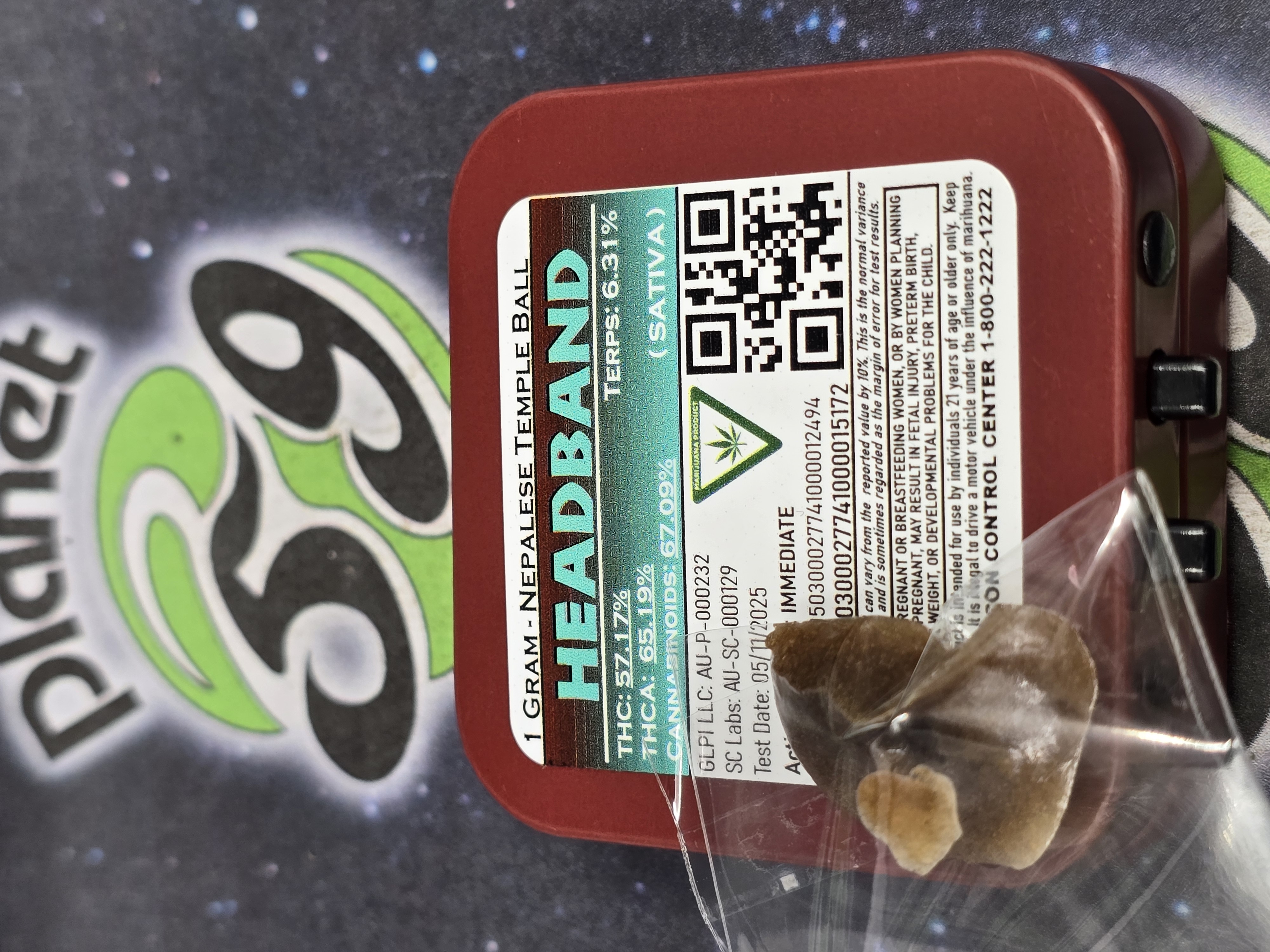 Photograph of product: Old School au chocolat | Headband Temple Ball au chocolat