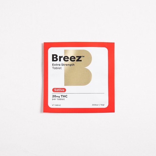 Photograph of product: BREEZ Extra Strength Tab 20mg: Oui'd 1pc