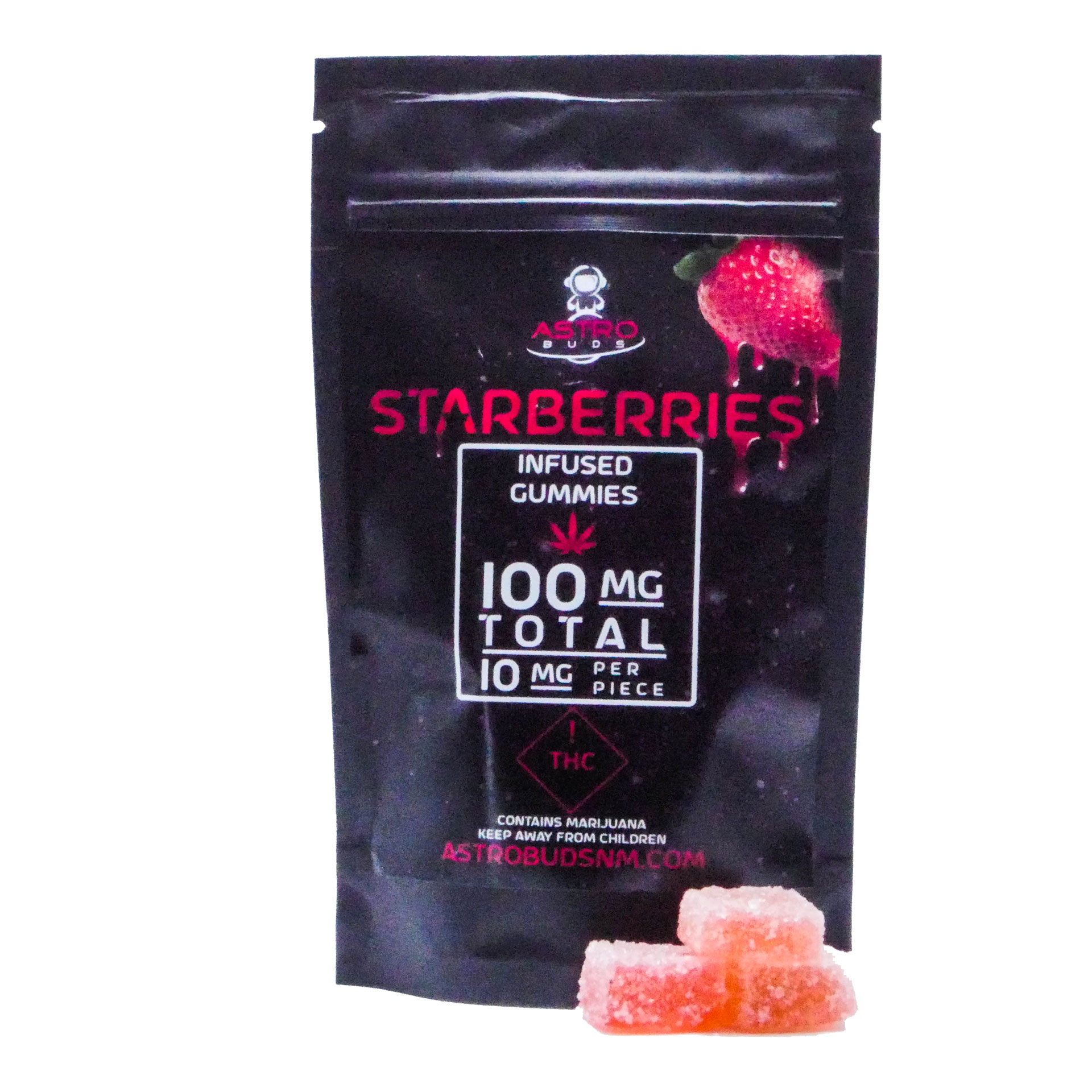 Photograph of product: Starberries | Astro Buds Gummies | Edibles 100mg