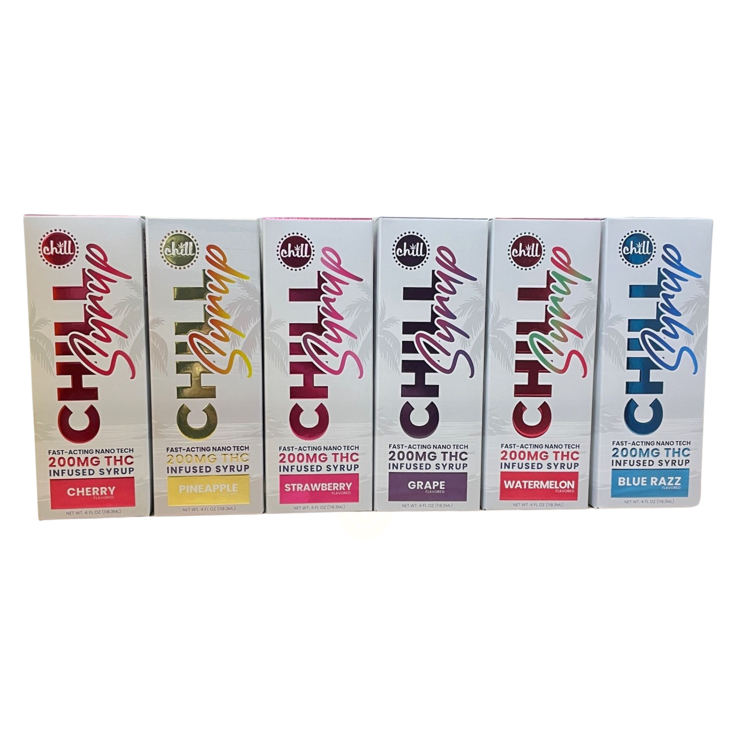 Photograph of product: CHILL | Syrup | Strawberry | 200mg