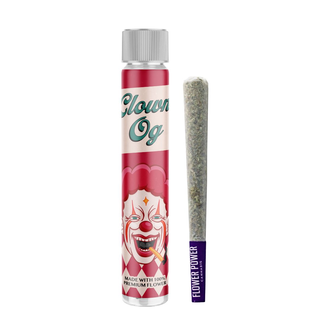 Photograph of product: Flower Power | Clown OG Pre-Roll | 1g
