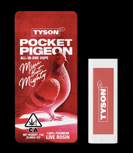 Photograph of product: Tyson 2.0 | 0.15g Hybrid Live Resin disposable vape