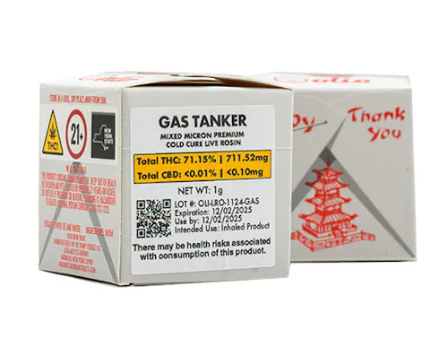 Photograph of product: Gas Tanker Live Rosin - 1G