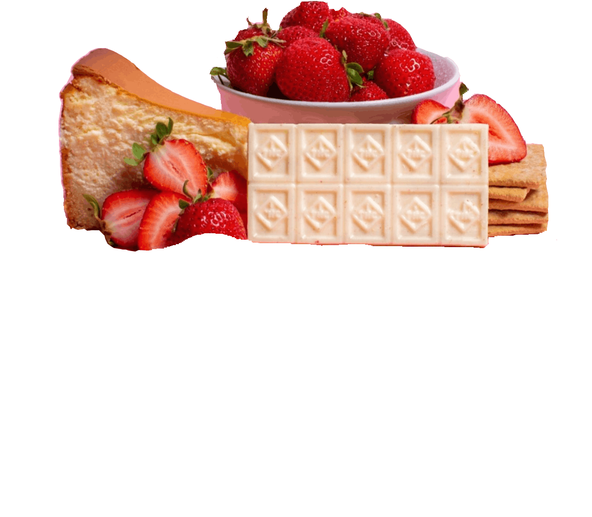 Photograph of product: KOALA - 1000mg STRAWBERRY CHEESE CAKE - INFUSED CHOCOLATE BAR