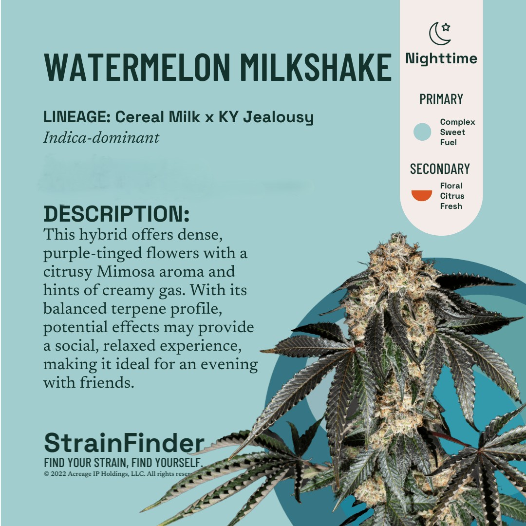 Photograph of product: The Botanist - Watermelon Milkshake Pre-Roll - 1g
