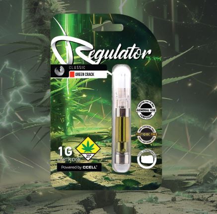 Photograph of Product: Green Crack Distillate Cartridge | 1g
