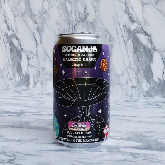 Photograph of product: Galactic Grape | 25mg Live Resin Soda