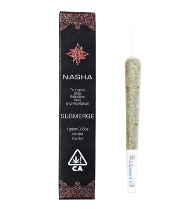 Photograph of product: NASHA - SUBMERGE - STRAWBERRY BANANA X STRAWBERRY BANANA 1G