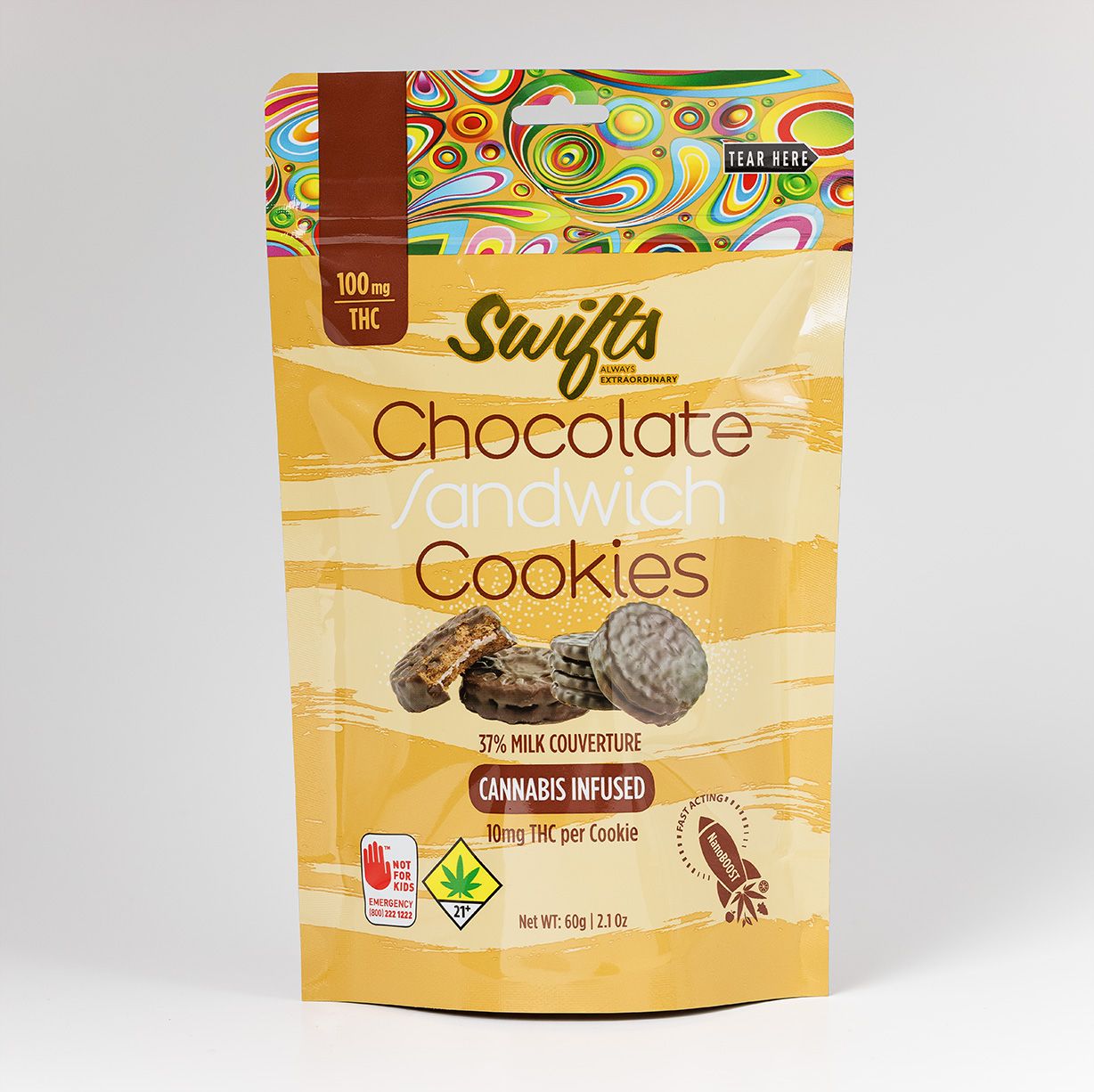 Photograph of product: Swifts - Chocolate Covered Sandwich Cookies 10pk
