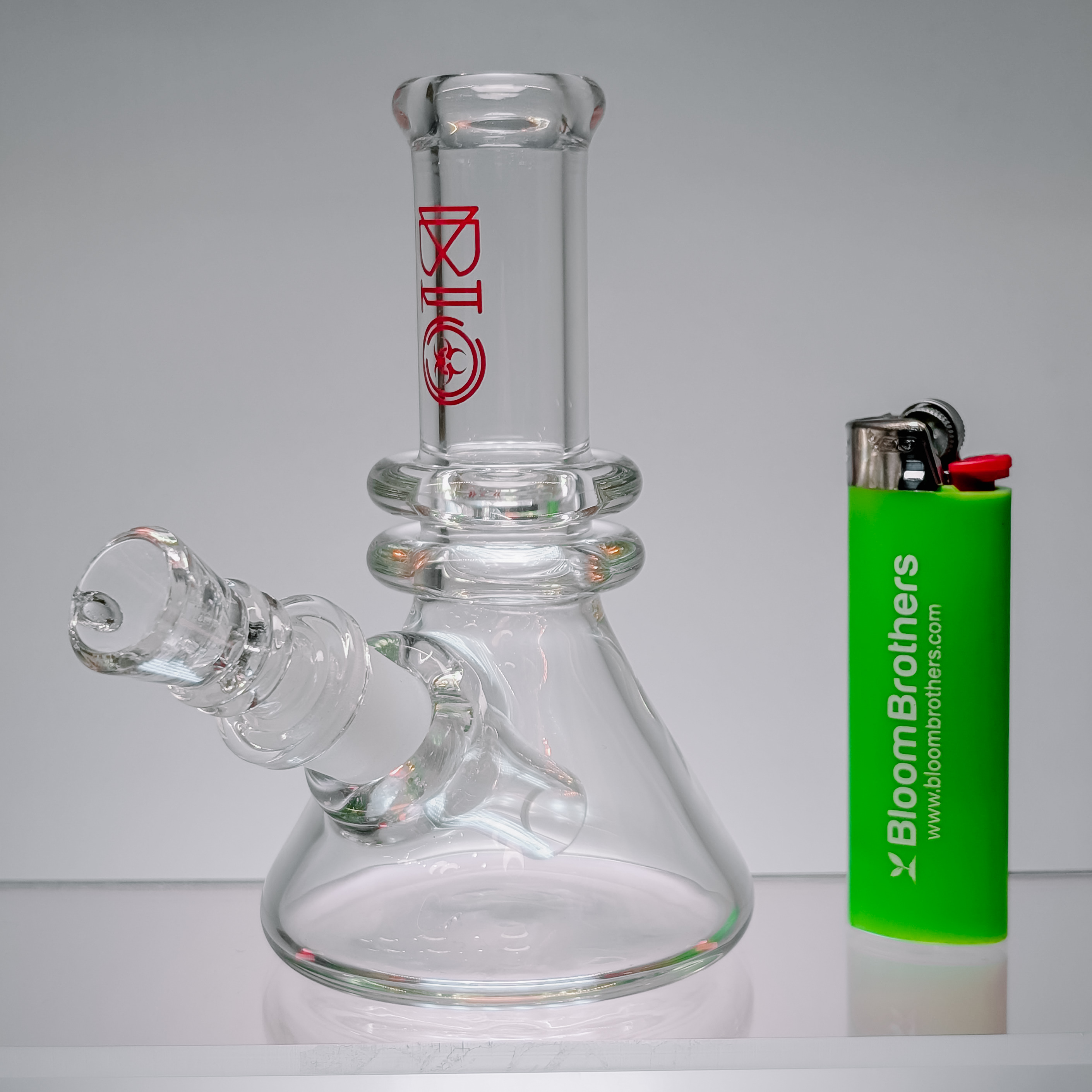 Photograph of product: 5" Bio Glass - Heavy Duty Water Pipe - Red